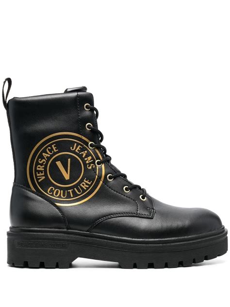 versace jeans couture combat boots